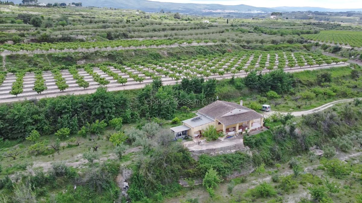 Encantadora finca aislada de 2 dormitorios con potencial de expansión en Albaida