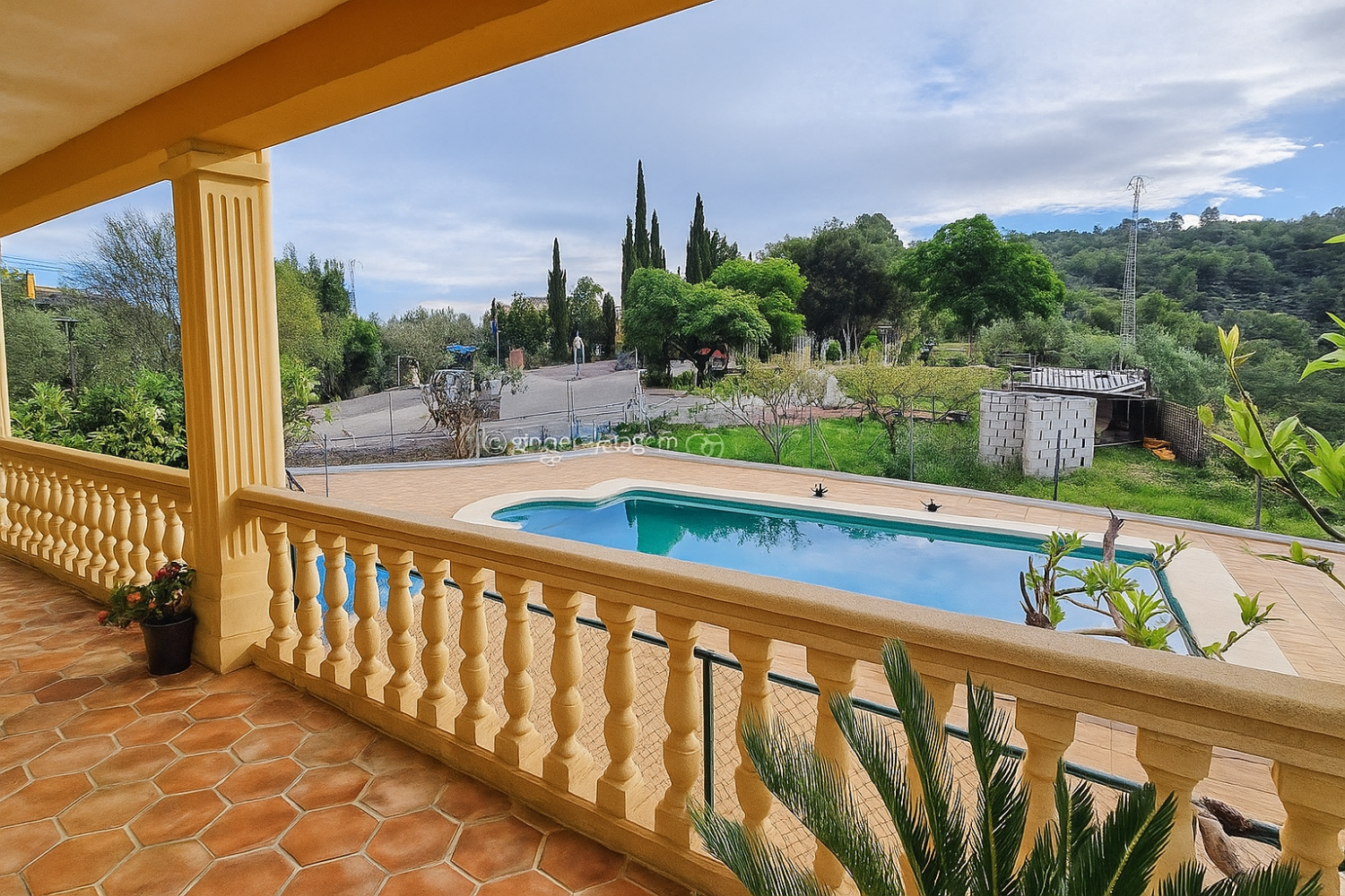 A beautiful villa with just three minutes walk to the heart of the village.