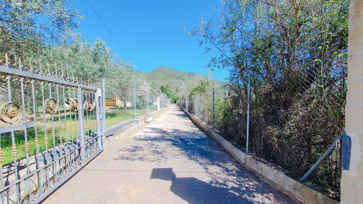 Ein wunderschön gebautes Haus in einer friedlichen ländlichen Umgebung.