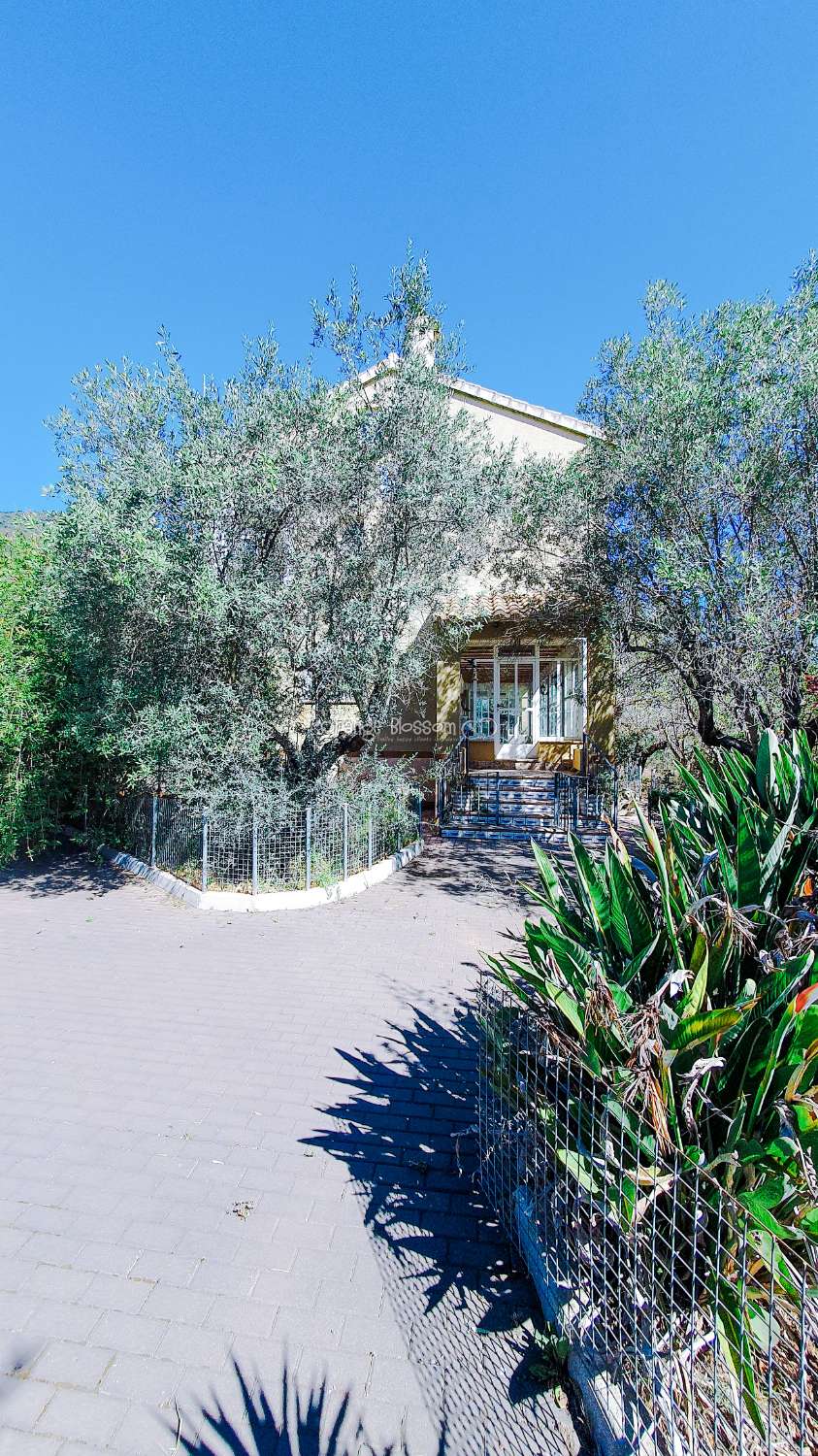 Ein wunderschön gebautes Haus in einer friedlichen ländlichen Umgebung.