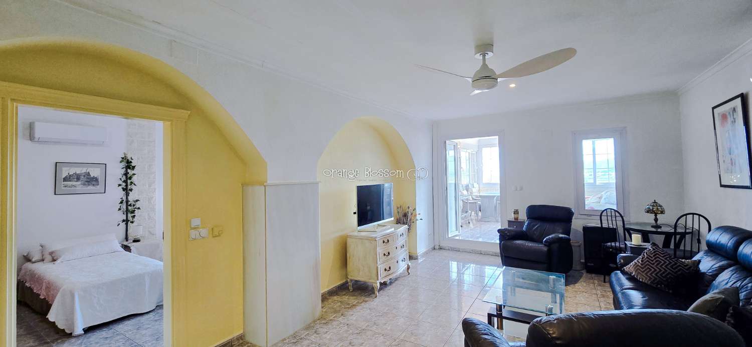 This charming town house oﬀers several unique features that are rarely found in traditional village properties.