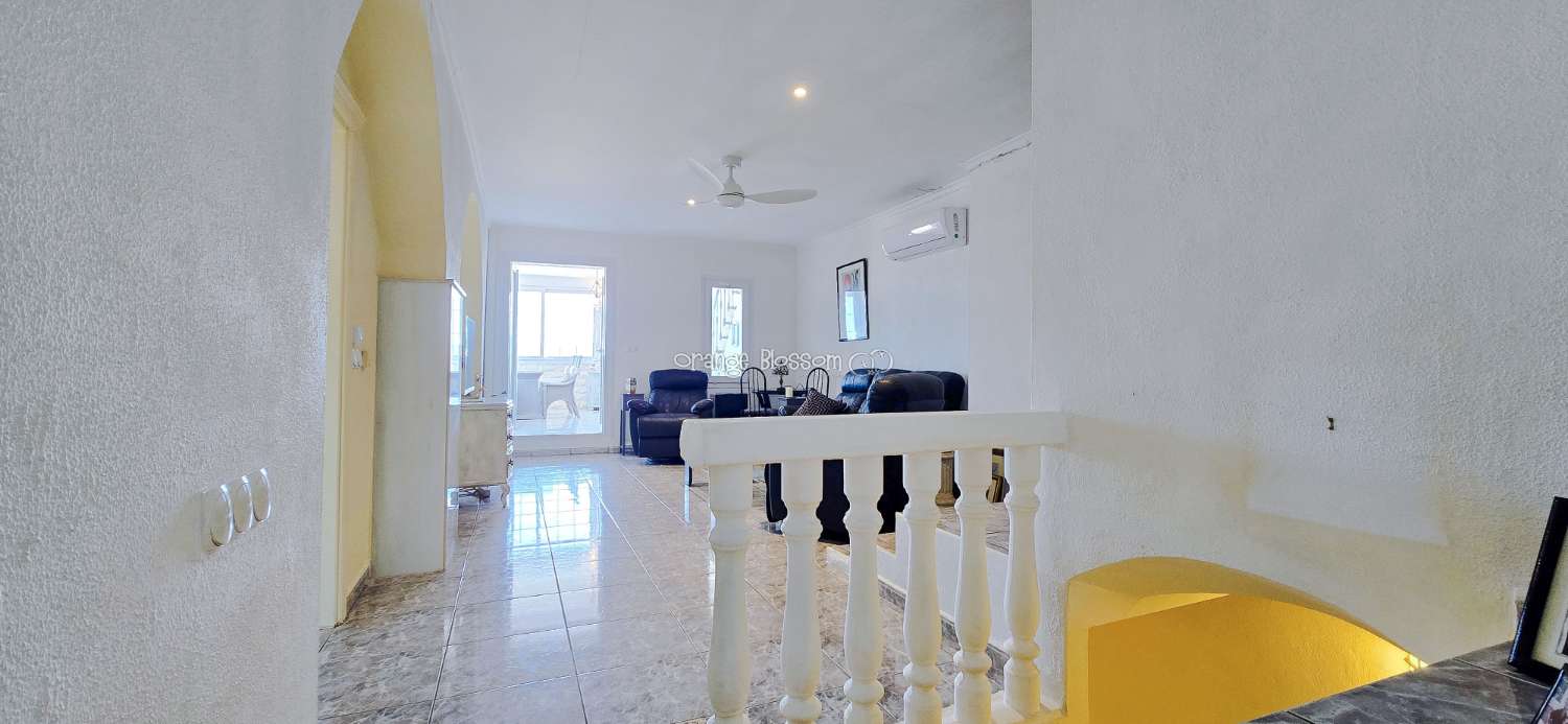 This charming town house oﬀers several unique features that are rarely found in traditional village properties.