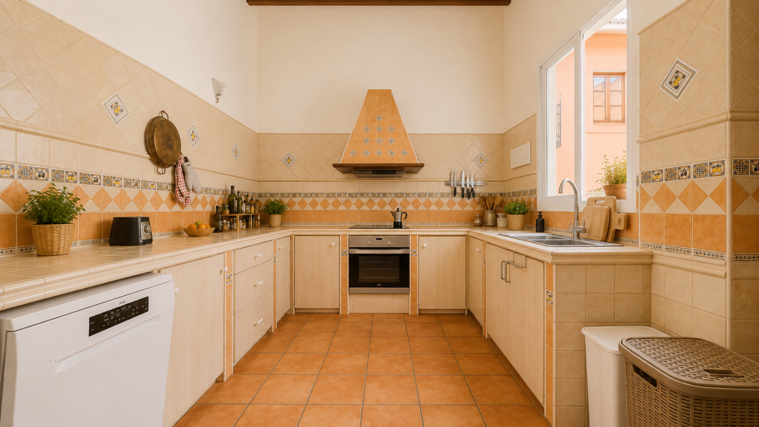 Large 5 bedroom 3 bathroom house with private pool.